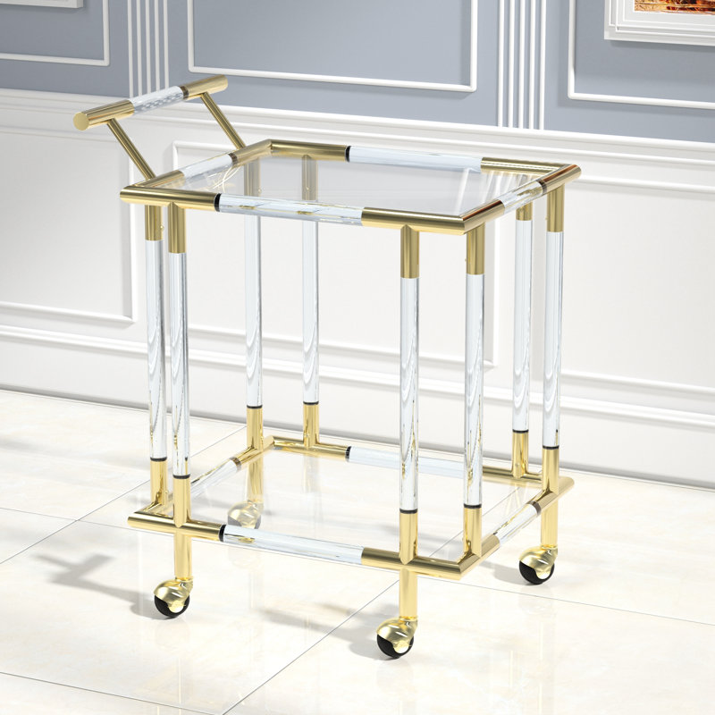 Chariot-bar en acier inoxydable