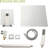 10 Inch Ceiling Mount Shower - Brushed Nickel Square Dual With Balance Valve And Detachable Handheld Head Option 360 Adjustable Spray-120951926