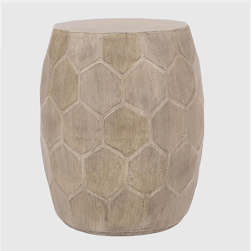 Table d'appoint d'extérieur en béton léger