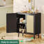 Armoire d'appoint en bois massif Cuadra-1676670050