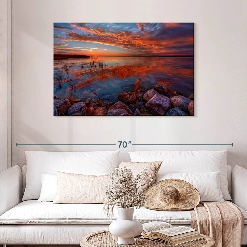 Alvord Rocky Shores Sunrise, H 30 po x l 45 po