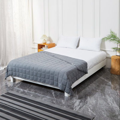 Couverture lestée avec perles de verre de qualité supérieure, couverture lourde respirante et rafraîchissante