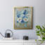 Toile encadrée de qualité supérieure Blue Garden II - prête à être accrochée-175331383-175331382