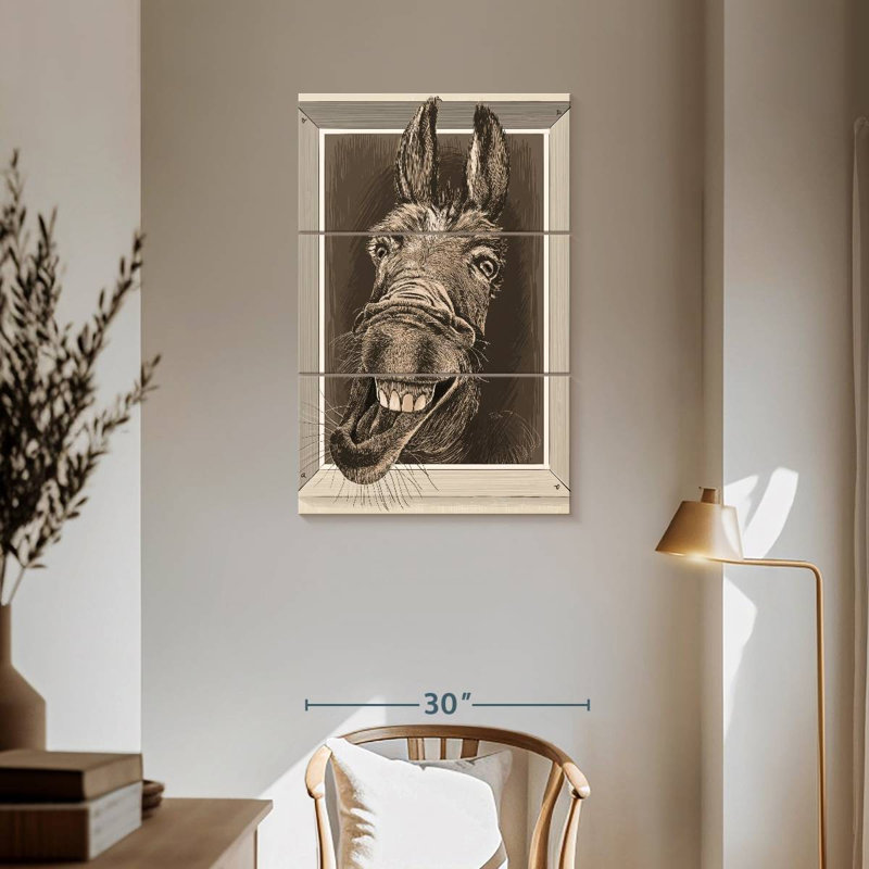 Brampt Crazy Donkey, 57" H x 36" W