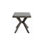 Table en aluminium coulé