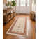 Tapis ivoire / brique Weisgerber