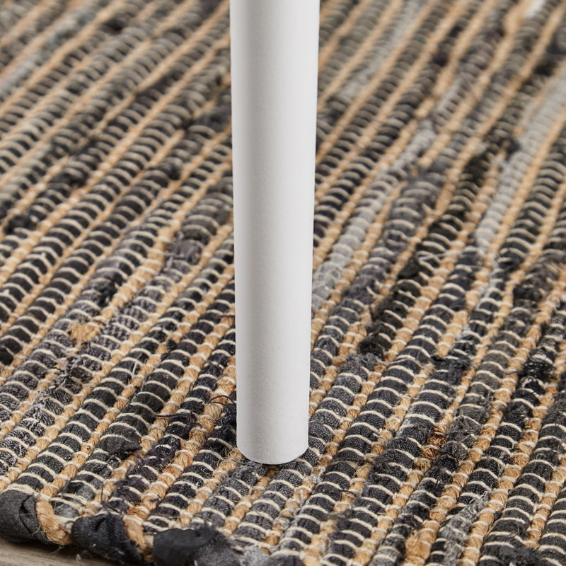 2 chaises de salle à manger blanches - dossier à broche, en polypropylène, faciles à nettoyer, convenant aux chaises de style pièce, 2, pour un nettoyage sans effort