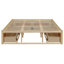 Platform Bed With 6 Storage Drawers-268211362-268211390