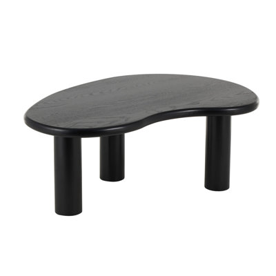 Cole And Grey Wood Heart Inspired Living Room Coffee Table With 3 Legs