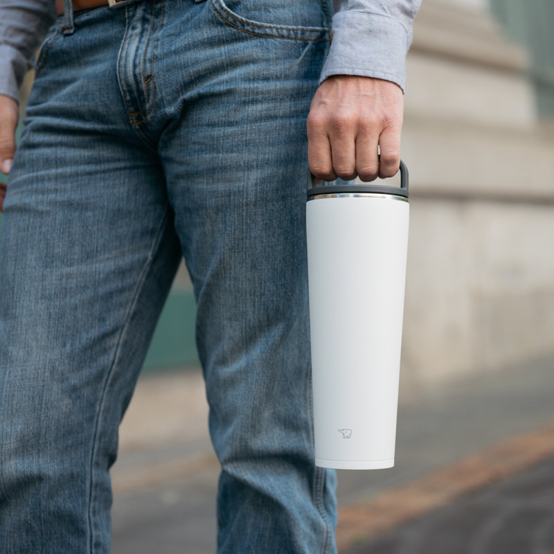 Zojirushi Stainless Carry Tumbler, Pale White