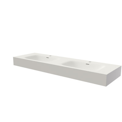 Lavabo de salle de bain en résine Stone