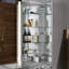 M Series Recessed Frameless Medicine Cabinet with 3 Adjustable Shelves and LED Lighting-1092077677-1092077690