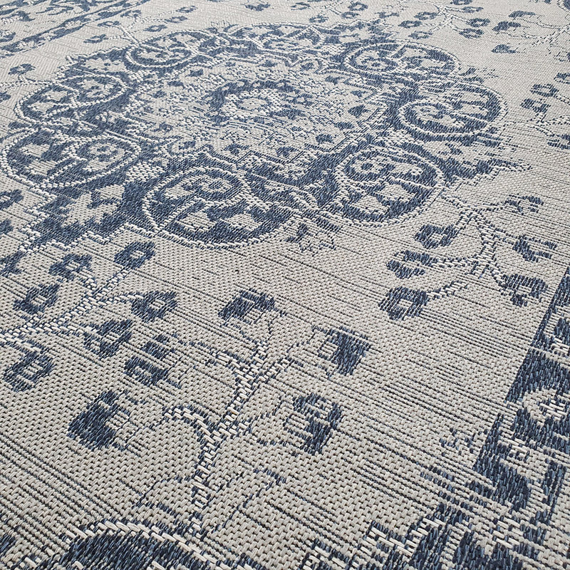 Mcginty Oriental Cotton Area Rug, Rectangle 60 x 90cm