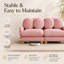 Canapé en chenille Veloria Comfy-94530412
