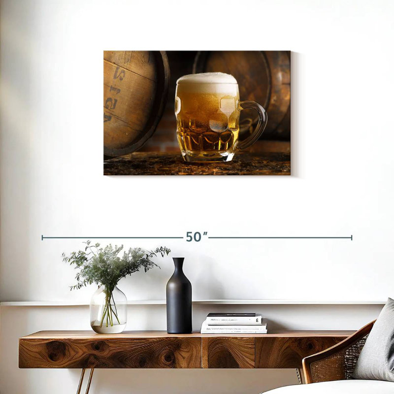 Yarlin Rustic Beer Glass, 20" H x 30" W