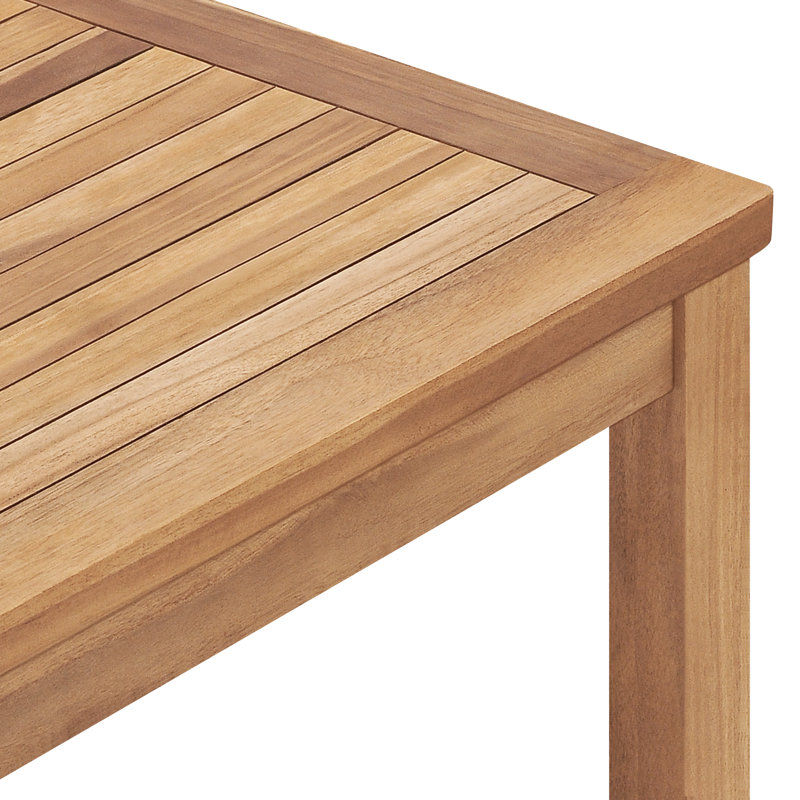 Dakota Rectangular Teak Outdoor Dining Table , cm W cm D, 77cm H x 160cm L x 80cm W