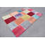 Tapis Oushak, tapis turcs, tapis de cuisine, tapis tissé à plat rouge, tapis rétro, grands tapis de 5,2 x 7,8 pi