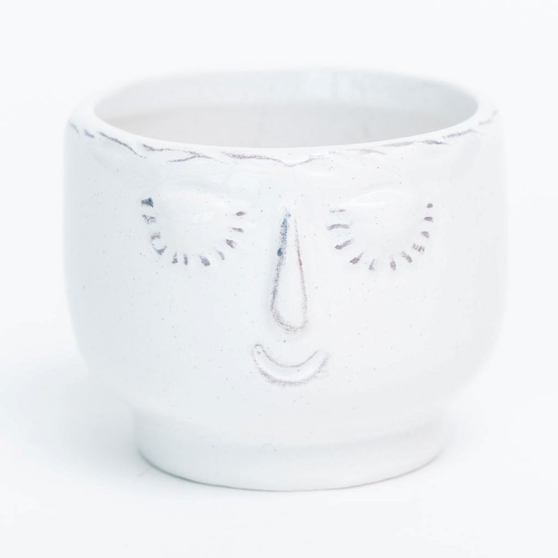 Gaven Ceramic Pot Planter, 2.4" H x 3" W x 3" D