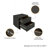 Granville 18" Nightstand In Charcoal Gray (2-Drawer)-882049340
