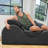 Luvu Lounger - Elegant Chaise Lounge Chair for Yoga, Exercise, Stretching, Massage and More-2115034201