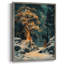 «Christmas Holiday Art DCXV», reproduction d'art encadrée - bois massif-1239823744