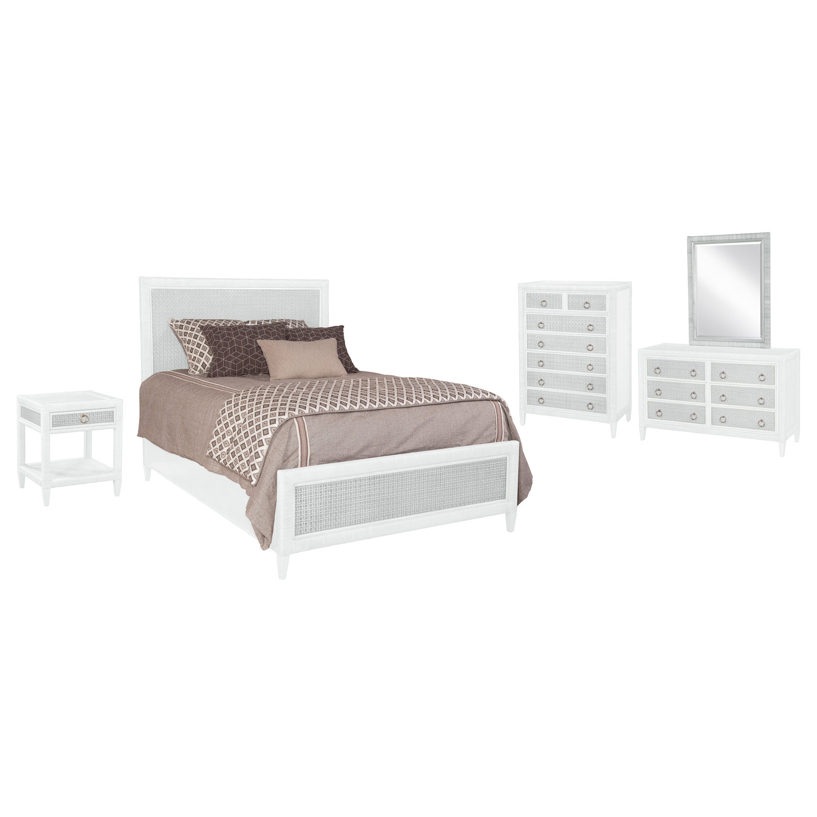 Monterey Bedroom Set, Queen, Flax
