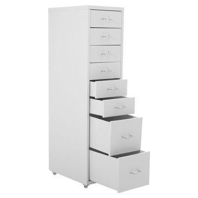 Eumeka 28cm Wide 8 -Drawer File Cabinet