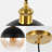 Shidler 7.5" 1-Light Mid-Century Modern Metal/Glass Adjustable Drop Globe LED Pendants