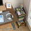 24.6'' H x 11.02'' W File Cart with Wheels