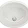BOCCHI Parma 17.7'' Fireclay Oval Bathroom Sink with Overflow