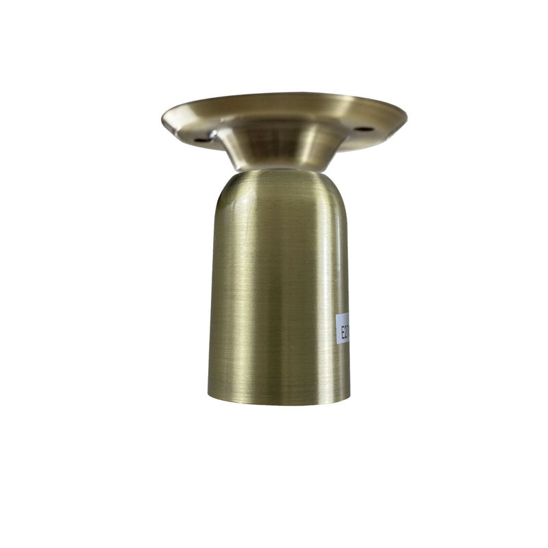 Northside Semi Flush Mount, Green Bronze