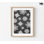 Flocons de neige, art mural noir et blanc, affiche encadrée saisonnière, impression d'hiver festive, décoration nordique simpliste au-dessus de l'art du foyer