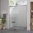 56-60"X74" Aluminum Frame Double Sliding Shower Door,Bypass Bathroom Sliding Door With Premium 1/4" (6Mm) Clear Tempered Glass, Hardware Sliding Glass Shower Enclosure-123404422
