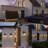 Modern  Dusk to Dawn Sensor Outdoor Wall Lights With Tempered Glass and Iron (Bulbs Not Included)