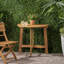 Table bistro pliante d'extérieur en bois d'acacia-582052811