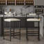 Ensemble de 2 tabourets de bar modernes