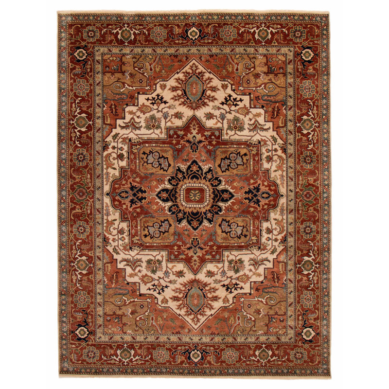 Tapis ivoire Jules Sultane 8 pi 11 po x 11 pi 11 po