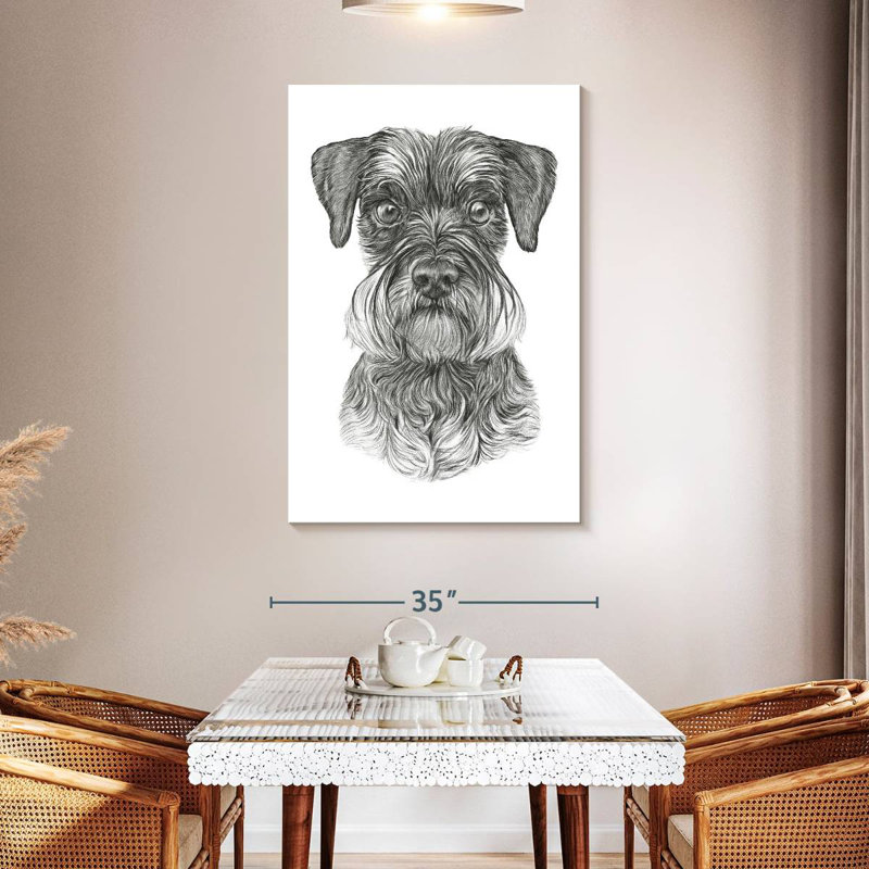 Schnauzer Brampt, H 48 po x l 32 po
