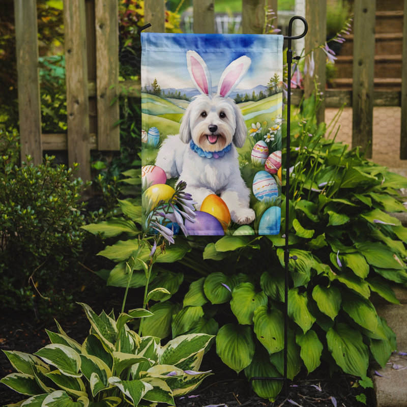 Easter Egg Hunt Double Sided 15.5'' H x 11.25'' W Polyester Easter Garden Flag