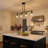 4-E26 Light Bulbs Glass Shade ETL listed Pendant Light Fixture