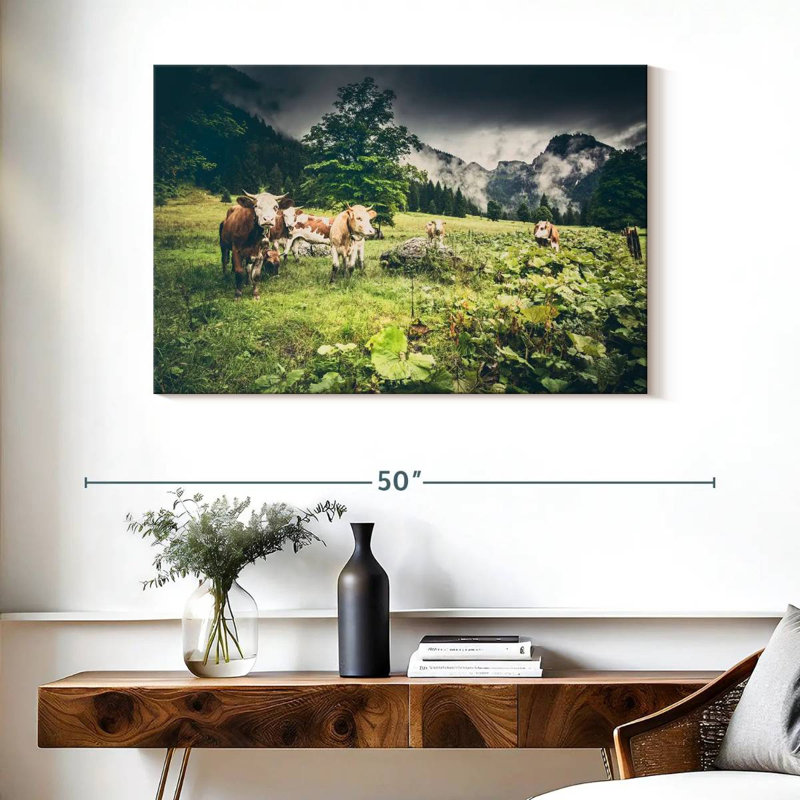 Brampt Cattle Of Tyrol, 26" H x 39" W