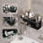 Hair Dryer Holder, Blow Dryer Organizer, Hair Dryer Holder Wall Mounted With Shelf-18865568