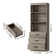 Kahler 70.9'' H x 23.6'' W Standard Bookcase with 3 Drawers