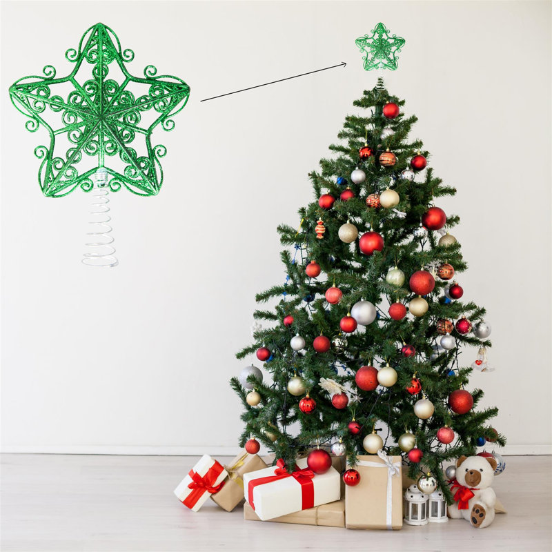 PVC Holiday Shaped Ornament, Green