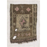 Antique One Of A Kind One-of-a-Kind 3'5" X 4'11" Area Rug