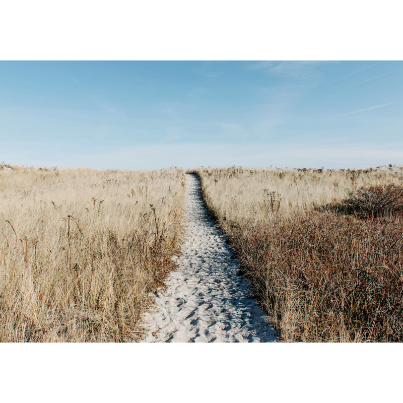 Beach Path With Dunes - Wrapped Canvas Art Prints, 30cm H x 46cm W