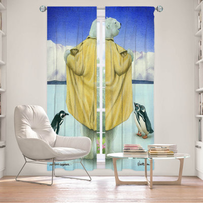 Paire de rideaux obscurcissant en polyester Limoges