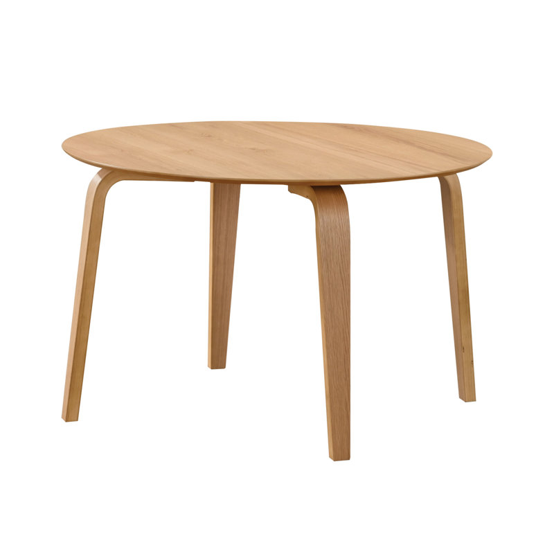 Uptown-Natural oak 48" Round Table, Natural