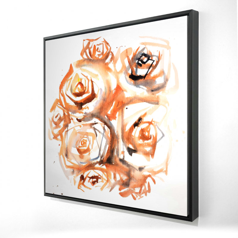 " Sepia Style Abstract Roses Bundle "
