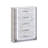 Witney 5PC Bedroom Set White-280588771